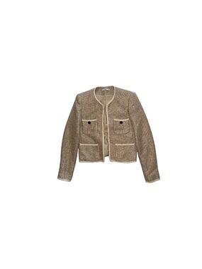 Mango Tan and Cream Blazer - Women’s Size XS